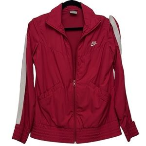 ❤️ NIKE Women’s Full Zipper Pink Track Jacket Women’s Size Small